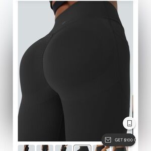 Halara UltraSculpt High Waisted Scrunch Butt Lifting Tummy Control Leggings.